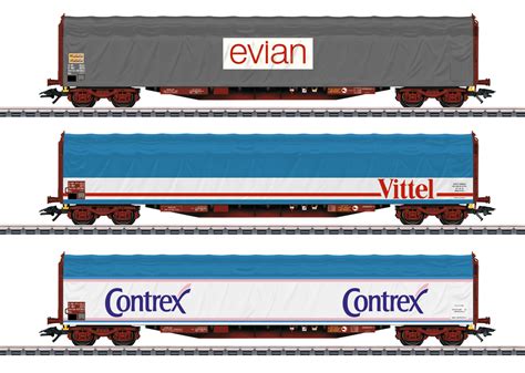 Set Wagons B Ch S Rils Eaux Min Rales Sncf Marklin Mar