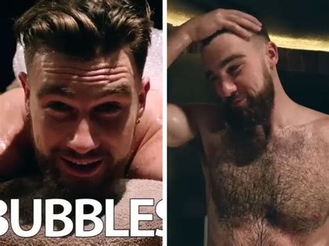 Travis Kelce Lookin Great Shirtless In A Towel As Taylor Swift Records In Nyc