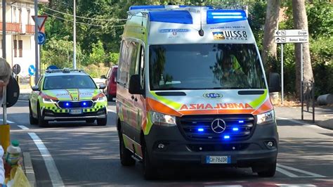 Ambulanza Automedica Suem Di Vicenza In Emergenza Vicenza