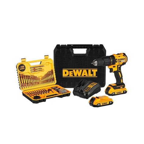 KIT TALADRO PERCUTOR ATORNILLADOR 1 2 20V DEWALT