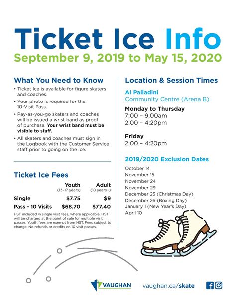 Ticket Ice | Woodbridge Skating Club