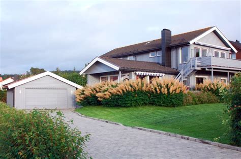 Typical house stock image. Image of grass, yellow, building - 15279453