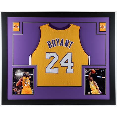 Kobe Bryant 35x43 Custom Framed Jersey Display | Pristine Auction