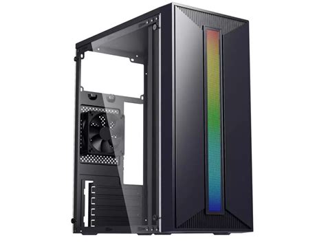 Gabinete Bluecase Gamer Bg Rgb Lateral Em Acr Lico Mid Tower