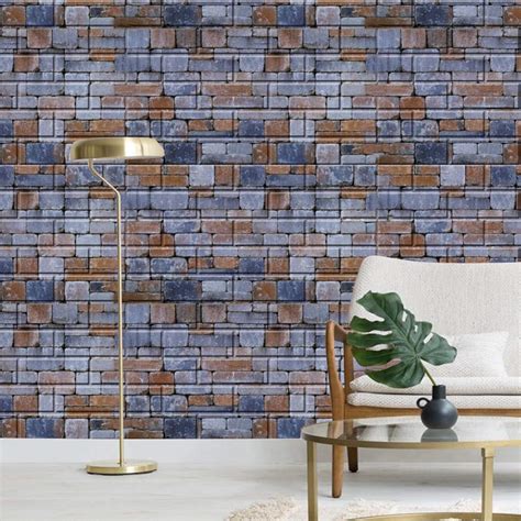 JAAMSO ROYALS 3D Brick Stone PE Foam Wallpaper Self Adhesive Peel