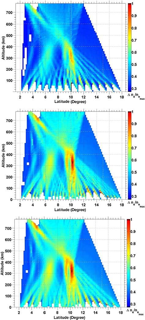 The Raw Reconstructed Relative Electron Density Maps Of The Ray Trace