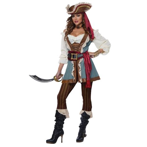 Costume De Capitaine Pirate Pour Femme