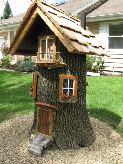 Little Gnome Housefor Rent Fairy Tree Houses Garden Deco Fairy