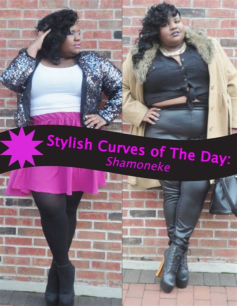 STYLISH CURVES OF THE DAY SHAMONEKE Stylish Curves