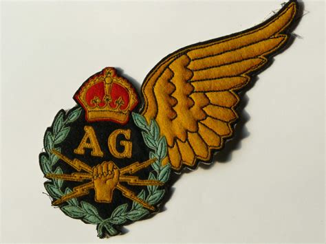 Jewelers Made Rcaf Flight Engineer Half Wing In Silver