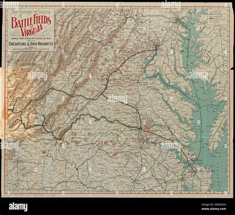 Map showing the location of battle fields of Virginia , Battlefields, Virginia, Maps, Virginia ...