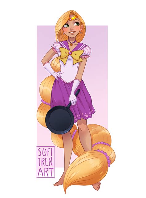 Sailor Rapunzel By Sofiirenart On Deviantart