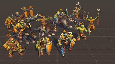 Toon RTS Units Orcs AssetsDeals Pro