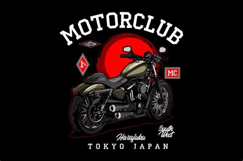 Motorbike Vector Template Graphic by jellybox999 · Creative Fabrica