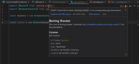 Cannot Find Module Boring Router When Using Workspaces Issue 116