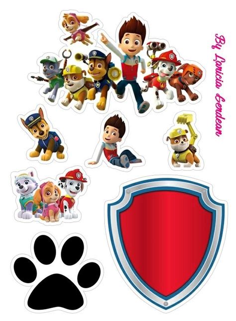 Printable Paw Patrol Cake Topper