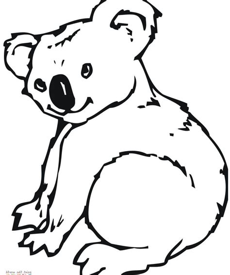 Cute Koala Drawing | Free download on ClipArtMag