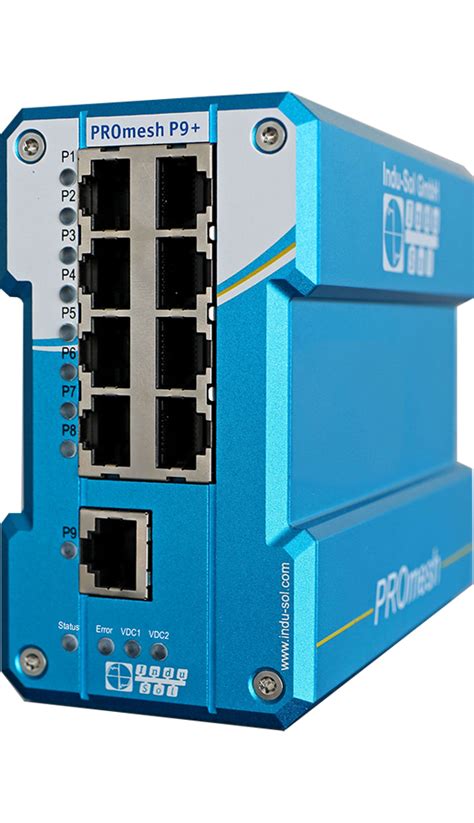 Promesh Managed And Unmanaged Switches For Industrial Networks Indu Sol