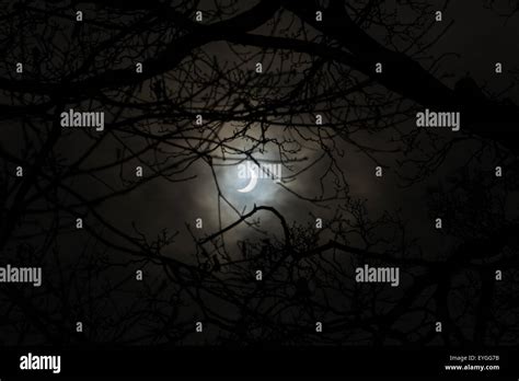 Partial Lunar Eclipse Stock Photo - Alamy