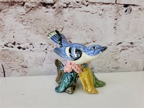 Stangl Pottery Birds Figurine Cerulean Warbler Porcelain Bird