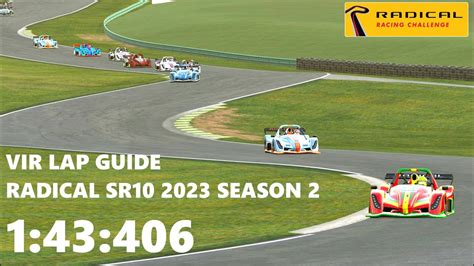 IRacing Lap Guide Radical Racing Challenge SR10 2023 Season 2