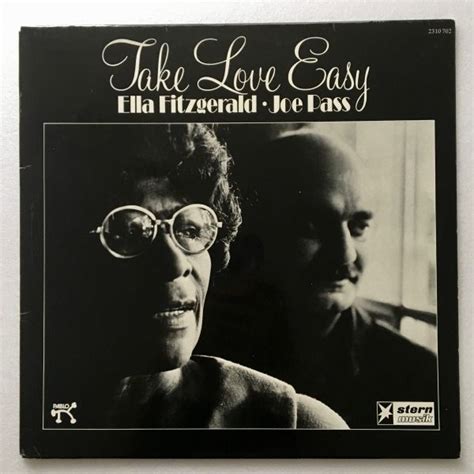 Ella Fitzgerald Joe Pass Take Love Easy 独オリジナル盤 Pablo 2310702 エラ