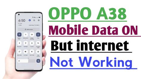 OPPO A38 Mobile Data ON But Internet Not Working Problem Solution YouTube