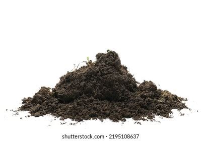 Soil Dirt Pile Isolated On White Stock Photo 2195108637 | Shutterstock