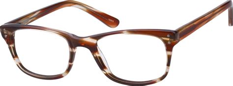 Brown Men’s Modern Square Eyeglasses #1026 | Zenni Optical Eyeglasses