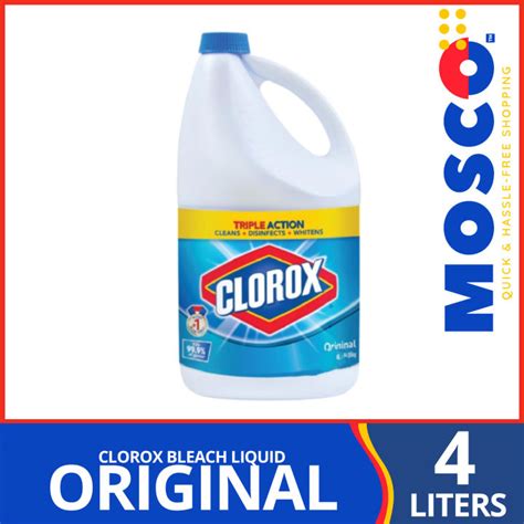 Clorox Original Bleach Liquid 4l Lazada Ph