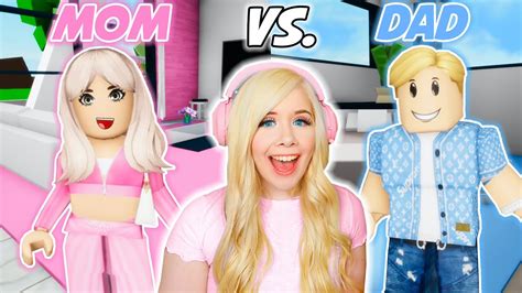 Mom Vs Dad In Brookhaven Roblox Brookhaven Rp Youtube