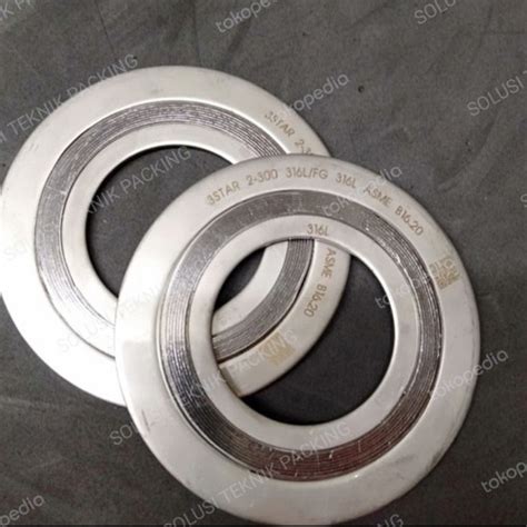 Jual Swg Stainless Steel Ansi Spiral Wound Gasket Inch