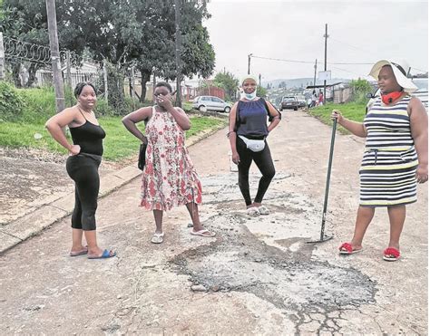 Four Women In Pietermaritzburgs Imbali Fix Potholes After No Action