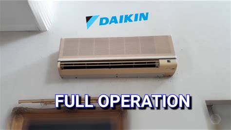 Daikin Mini Split Operation