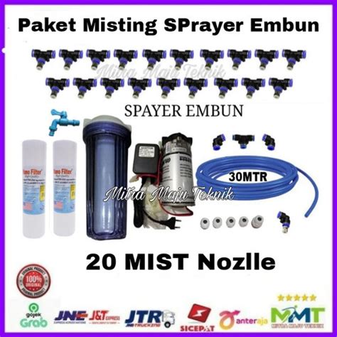 Jual Mesin Kabut Embun Walet Lengkap Set Nozzle Sprayer Misting