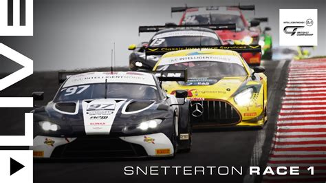 Live Race Snetterton Intelligent Money British Gt Championship