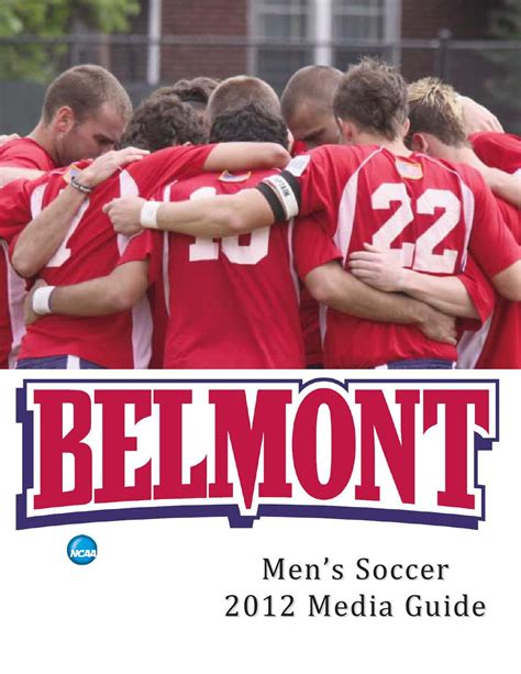 2012 Belmont University Mens Soccer Media Guide By Belmont Athletics