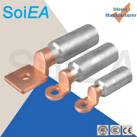 Dtl Type Mm Copper Aluminum Flat Solder Round Terminal Cable Lug