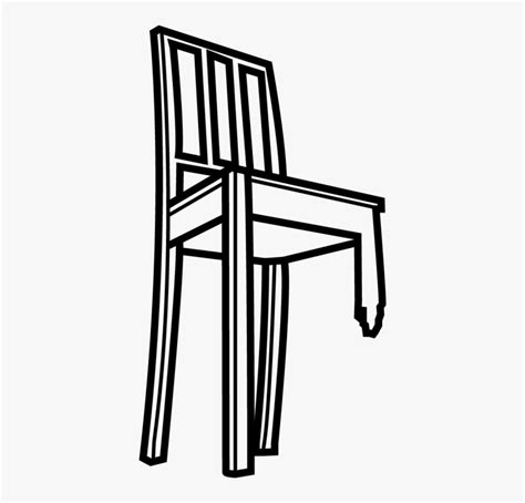 Broken Chair Clipart Black And White, HD Png Download , Transparent Png ...