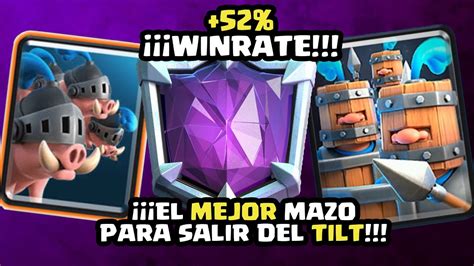 EL MEJOR MAZO CON PUERCOS REALES DEL META Clash Royale El Canal