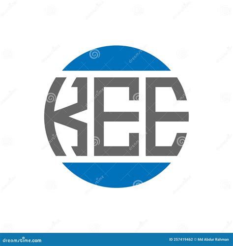 Kee Letter Logo Design On White Background Kee Creative Initials