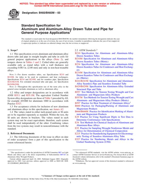 ASTM B483 B483M 03 Standard Specification For Aluminum And Aluminum