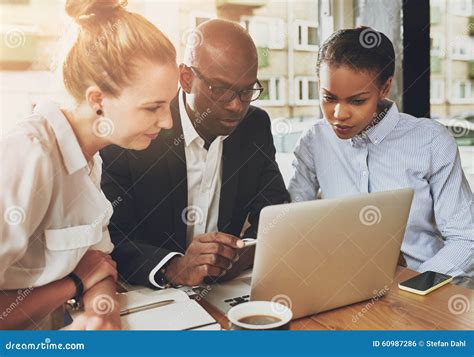 Executivos Preto E Branco Do Trabalho Foto De Stock Imagem De Colegas