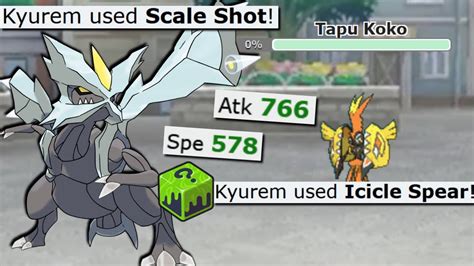 Loaded Dice Scale Shot Kyurem Is Busted In Pokemon Scarlet And Violet