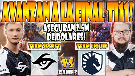 TEAM SECRET VS TEAM LIQUID BO3 GAME 3 RESOLUT1ON VS MATUMBAMAN THE