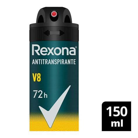 Antitranspirante Rexona V8 En Aerosol Para Caballero 150 Ml Walmart