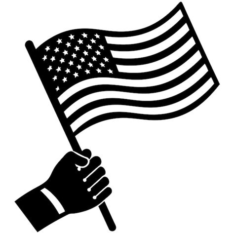 Premium Vector A Hand Holding A Flag That Says Quot Usa Quot On It