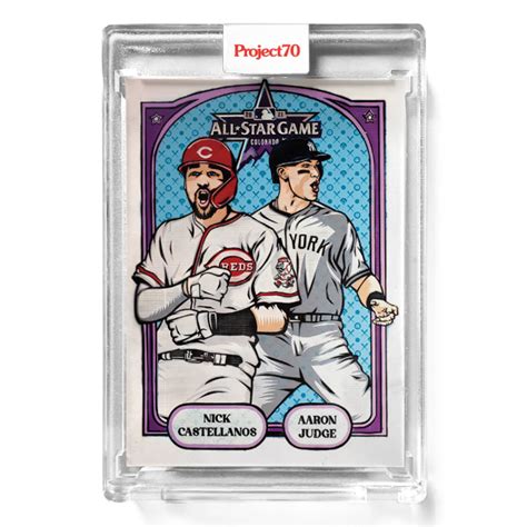 Topps Project70 Card ASG7 Nick Castellanos Aaron Judge By Blake