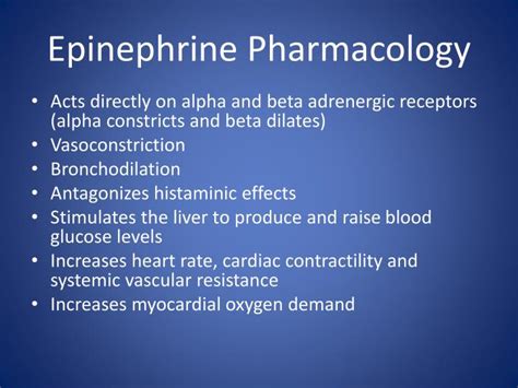 Ppt Im Epinephrine Administration By The Emt Powerpoint Presentation