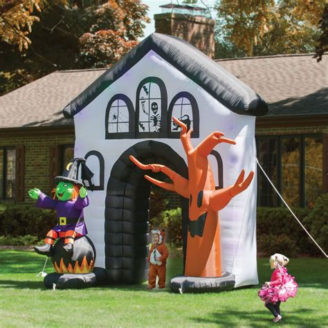 This Is The Inflatable 12 High Haunted House Halloween Decoration That